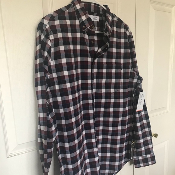 Old Navy Other - Old Navy Plaid Slim Fit Button Down Shirt